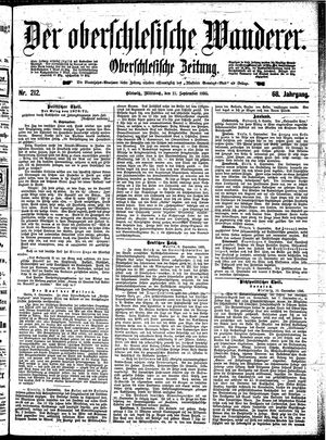 Der Oberschlesische Wanderer vom 11.09.1895