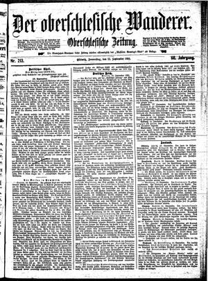 Der Oberschlesische Wanderer vom 12.09.1895