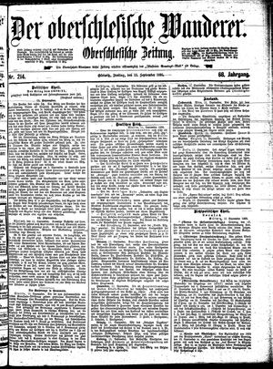 Der Oberschlesische Wanderer vom 13.09.1895