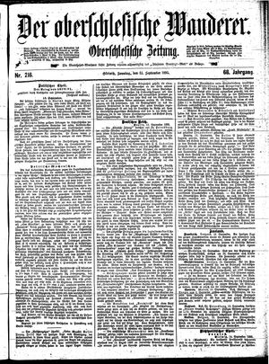 Der Oberschlesische Wanderer vom 15.09.1895