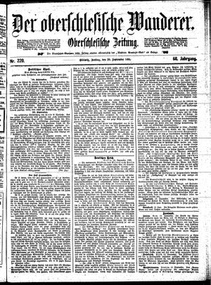 Der Oberschlesische Wanderer vom 20.09.1895