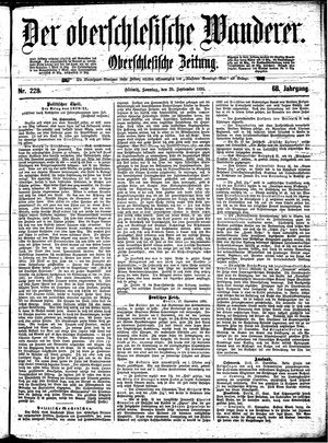 Der Oberschlesische Wanderer vom 29.09.1895