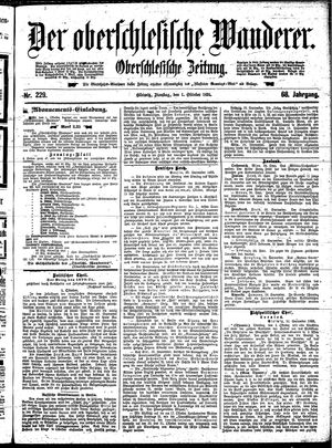 Der Oberschlesische Wanderer vom 01.10.1895