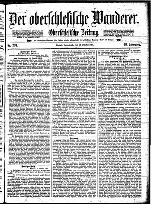 Der Oberschlesische Wanderer vom 12.10.1895