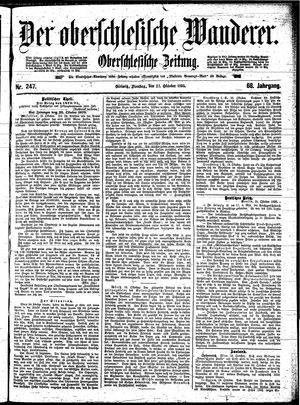 Der Oberschlesische Wanderer vom 22.10.1895