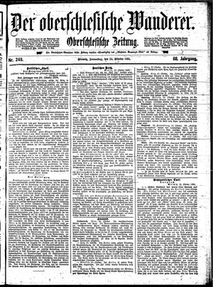Der Oberschlesische Wanderer vom 24.10.1895