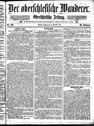 Der Oberschlesische Wanderer vom 17.11.1895