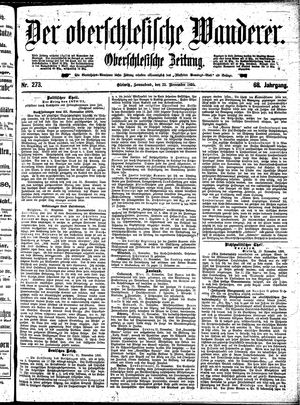 Der Oberschlesische Wanderer vom 23.11.1895