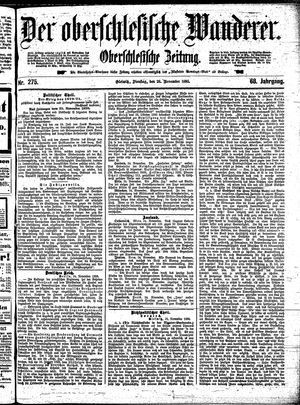 Der Oberschlesische Wanderer vom 26.11.1895