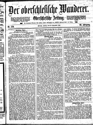 Der Oberschlesische Wanderer vom 29.11.1895