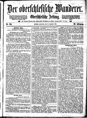 Der Oberschlesische Wanderer vom 14.12.1895