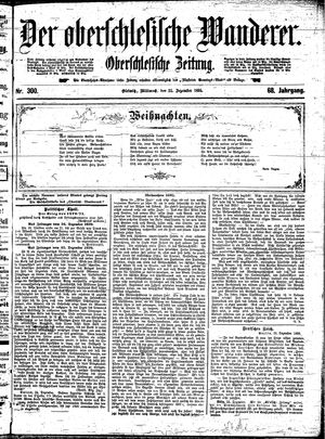 Der Oberschlesische Wanderer vom 25.12.1895