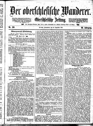 Der Oberschlesische Wanderer vom 28.12.1895