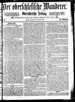 Der Oberschlesische Wanderer vom 23.01.1896