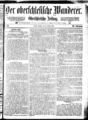 Der Oberschlesische Wanderer vom 28.01.1896