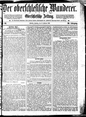 Der Oberschlesische Wanderer vom 16.02.1896