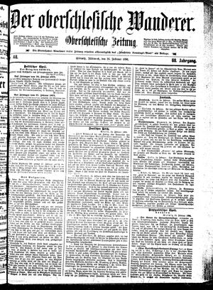 Der Oberschlesische Wanderer vom 26.02.1896