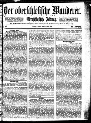 Der Oberschlesische Wanderer vom 13.03.1896