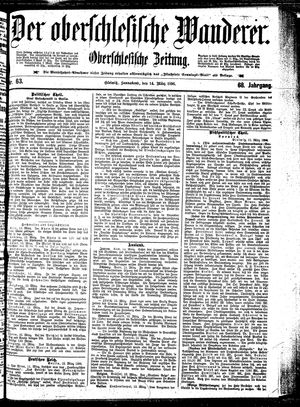 Der Oberschlesische Wanderer on Mar 14, 1896