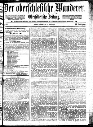 Der Oberschlesische Wanderer vom 17.03.1896