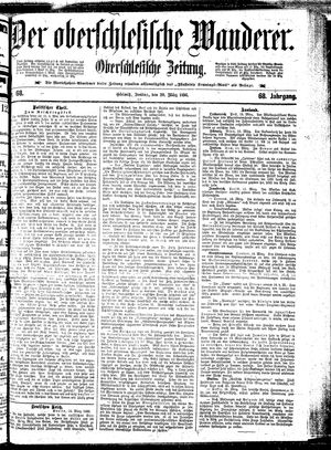 Der Oberschlesische Wanderer on Mar 20, 1896