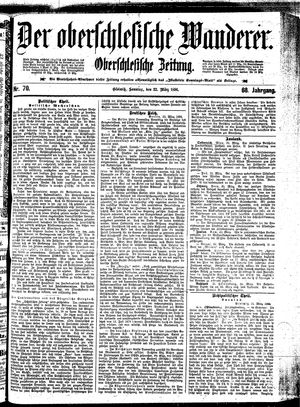 Der Oberschlesische Wanderer vom 22.03.1896