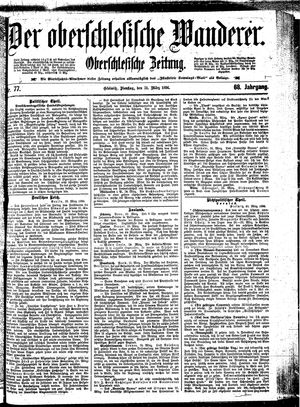 Der Oberschlesische Wanderer vom 31.03.1896
