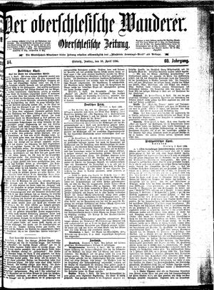 Der Oberschlesische Wanderer on Apr 10, 1896