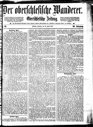 Der Oberschlesische Wanderer vom 12.04.1896