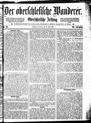 Der Oberschlesische Wanderer on Apr 16, 1896