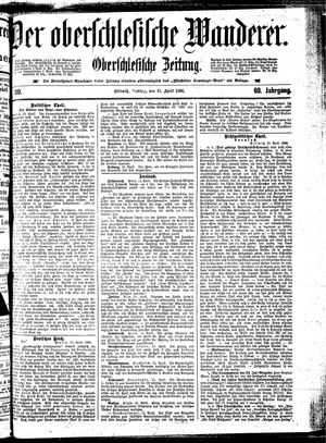 Der Oberschlesische Wanderer vom 17.04.1896