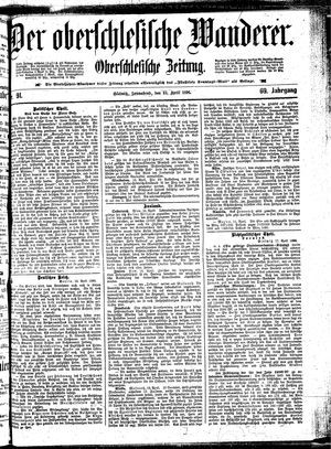 Der Oberschlesische Wanderer on Apr 18, 1896