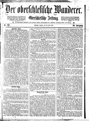 Der Oberschlesische Wanderer vom 10.07.1896