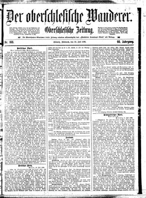 Der Oberschlesische Wanderer vom 22.07.1896