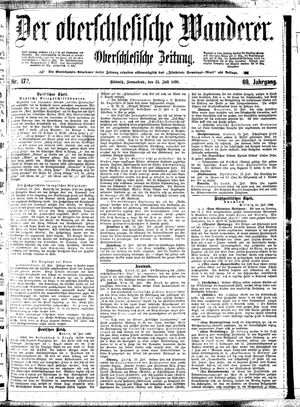 Der Oberschlesische Wanderer vom 25.07.1896
