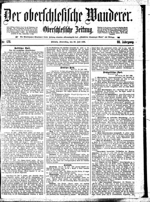 Der Oberschlesische Wanderer vom 30.07.1896