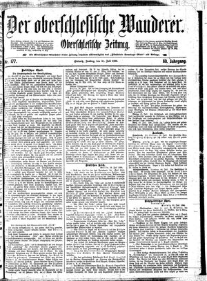 Der Oberschlesische Wanderer vom 31.07.1896