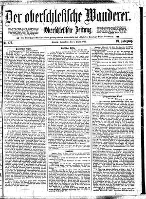 Der Oberschlesische Wanderer vom 01.08.1896