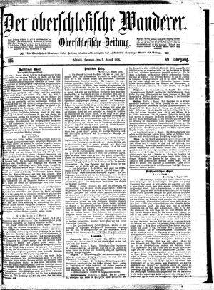 Der Oberschlesische Wanderer vom 09.08.1896