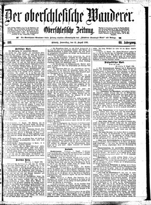 Der Oberschlesische Wanderer on Aug 13, 1896