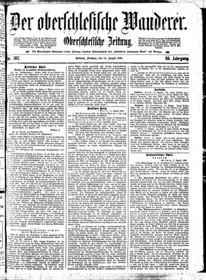 Der Oberschlesische Wanderer vom 18.08.1896