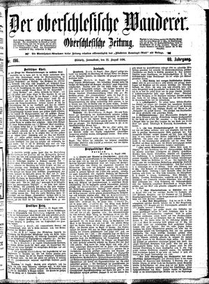 Der Oberschlesische Wanderer vom 22.08.1896