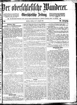 Der Oberschlesische Wanderer vom 28.08.1896