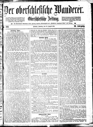 Der Oberschlesische Wanderer vom 30.08.1896