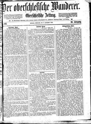 Der Oberschlesische Wanderer vom 02.09.1896