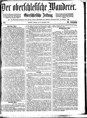 Der Oberschlesische Wanderer vom 11.09.1896