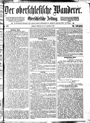 Der Oberschlesische Wanderer vom 16.09.1896