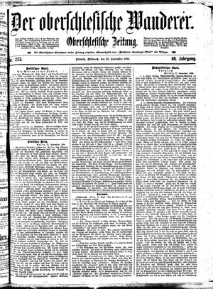Der Oberschlesische Wanderer vom 23.09.1896