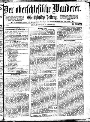 Der Oberschlesische Wanderer vom 24.09.1896