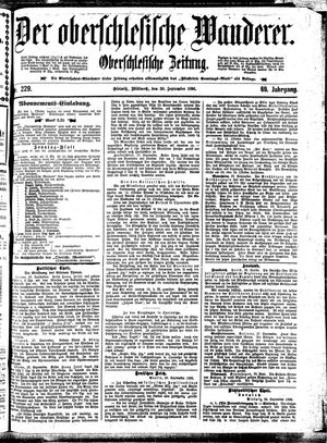 Der Oberschlesische Wanderer vom 30.09.1896